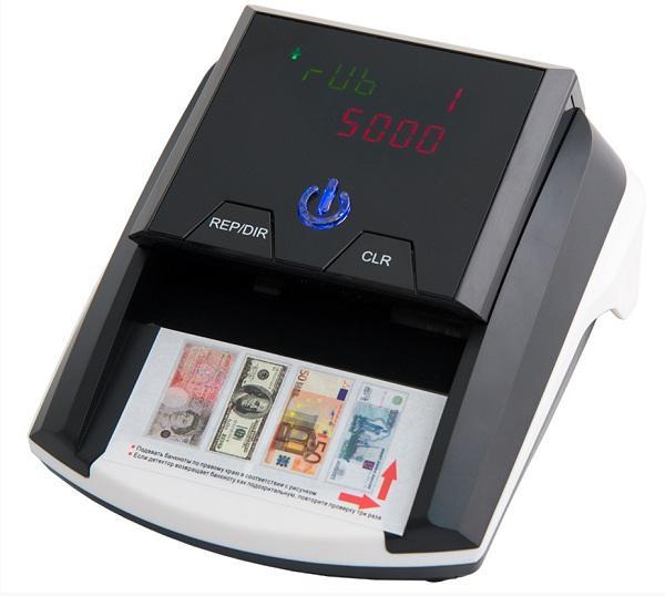 Автоматический детектор банкнот Mercury D-20A LCD с АКБ